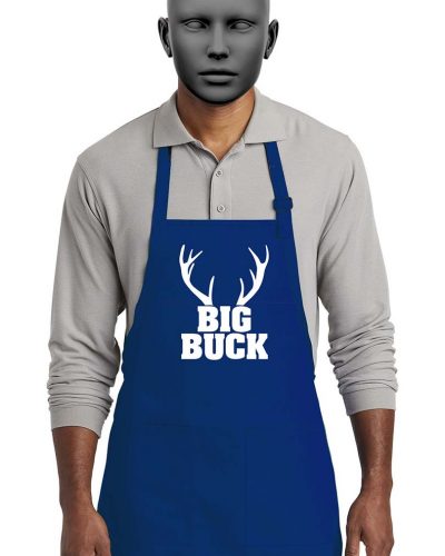 Medium-Length Two-Pocket Bib Apron A601 (BIG BUCK)