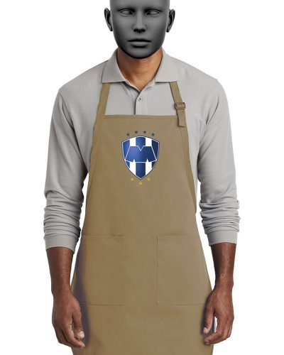 Full-Length Two-Pocket Bib Apron A600 (MONTERREY)