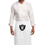 Easy Care Full Bistro Apron with Stain Release A701 (RAIDERS)