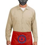 Waist Apron with Pockets A515 (Cruz Azul)