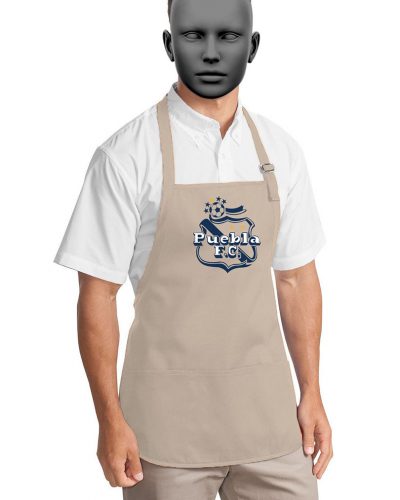 Medium-Length Apron with Pouch Pockets A510 (PUEBLA)