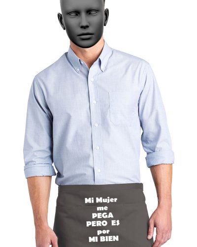 Three-Pocket Waist Apron A602 (Mi mujer me pega)